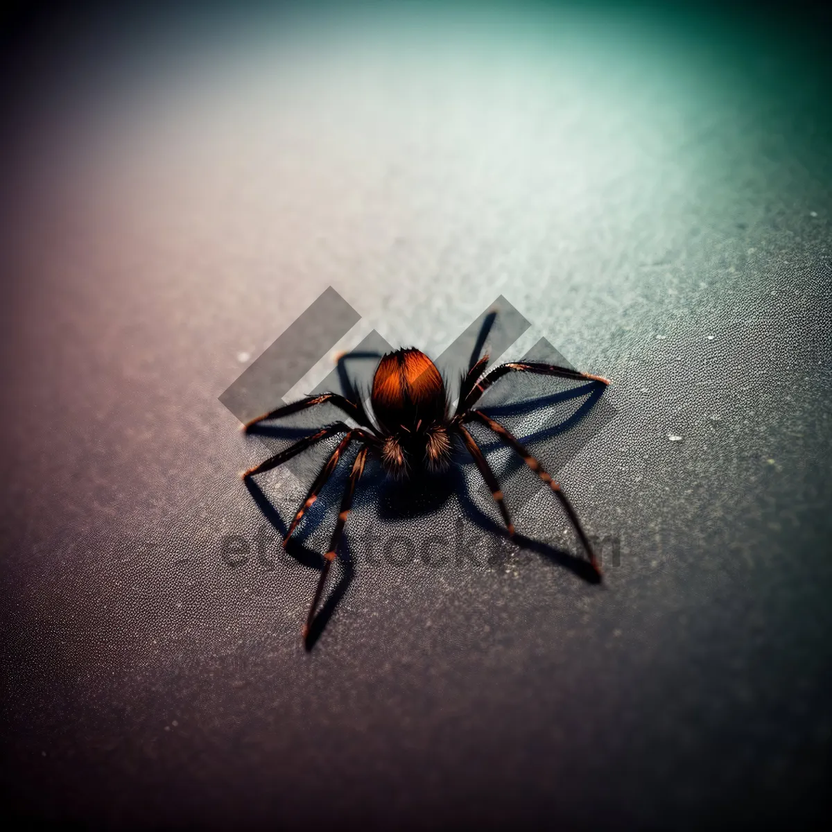 Picture of Menacing Arachnid with Hairy Black Legs