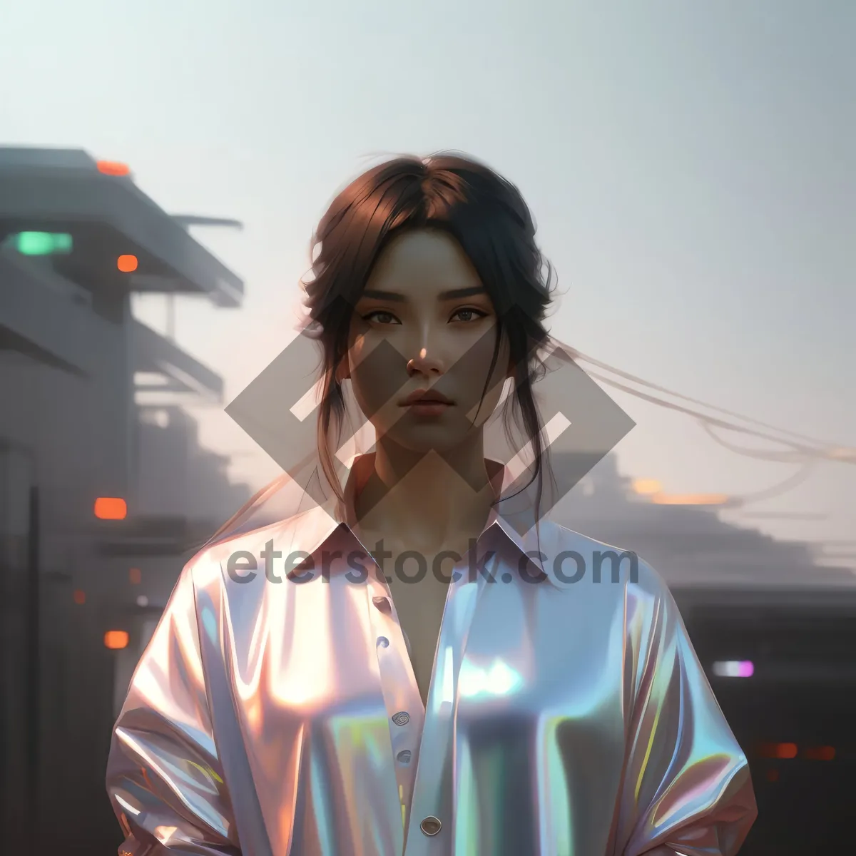 Picture of Smiling Doctor in White Coat with Stethoscope