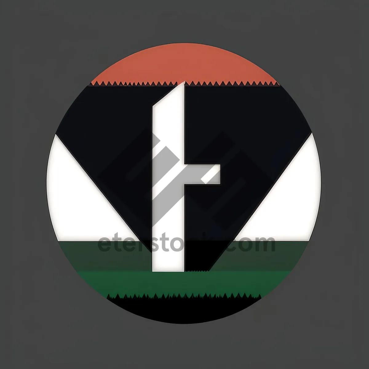 Picture of Circular Symbol Button