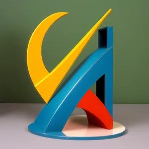 Garbage Arrow - 3D Symbol for Business Design