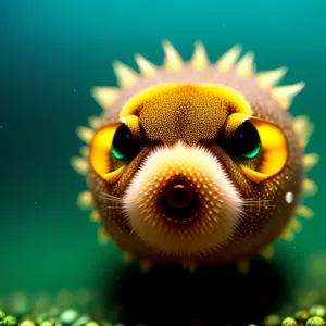 Sunlit Marine Life in Exotic Underwater Coral Reef