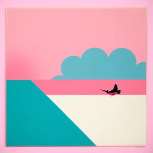 Graphic Flag Art Design Symbol Card