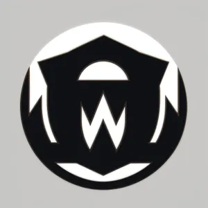 Shiny Black Round Hazard Button Icon