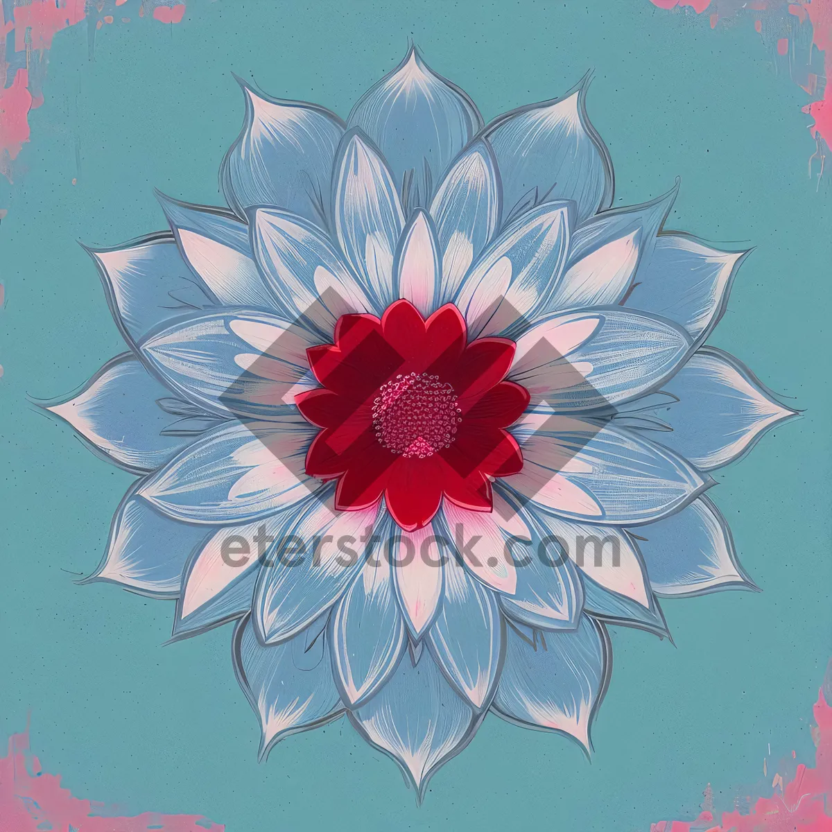 Picture of Floral Decorative Art Pattern