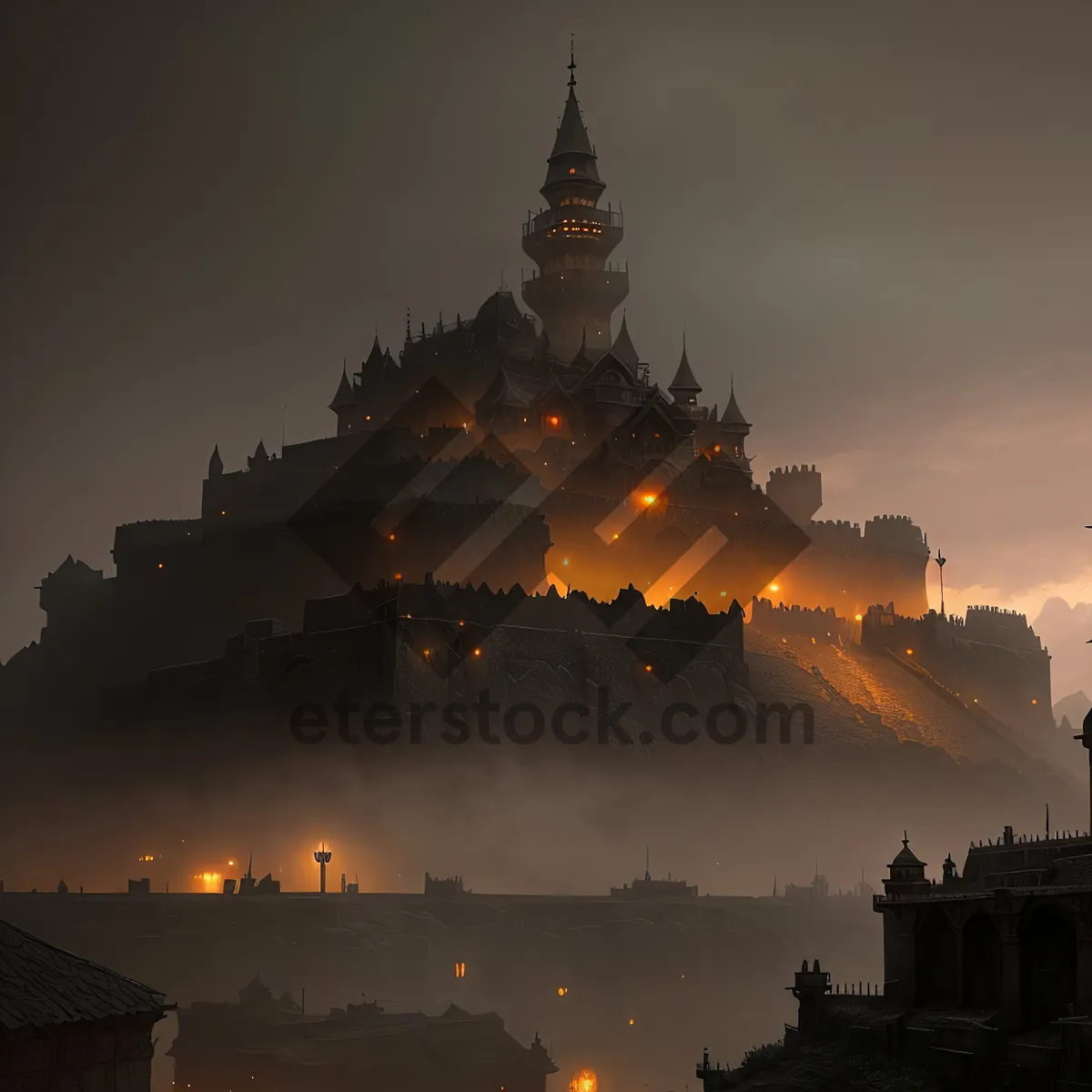 Picture of Golden Pagoda - Ancient Symbol of Religious Heritage