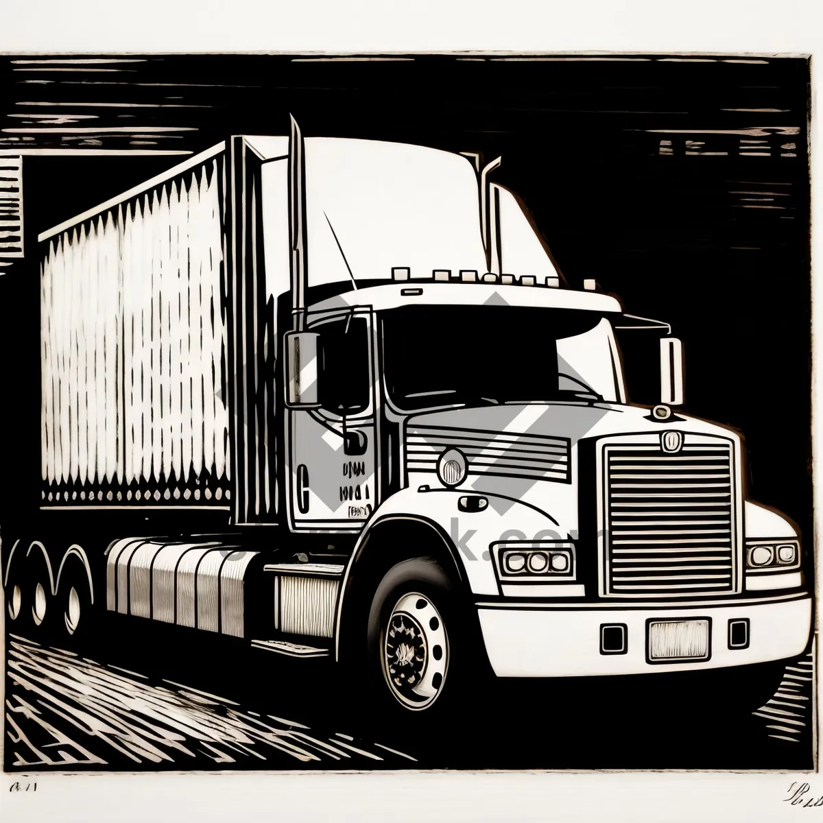 Picture of Highway Hauler: Efficient and Reliable Freight Transportation.