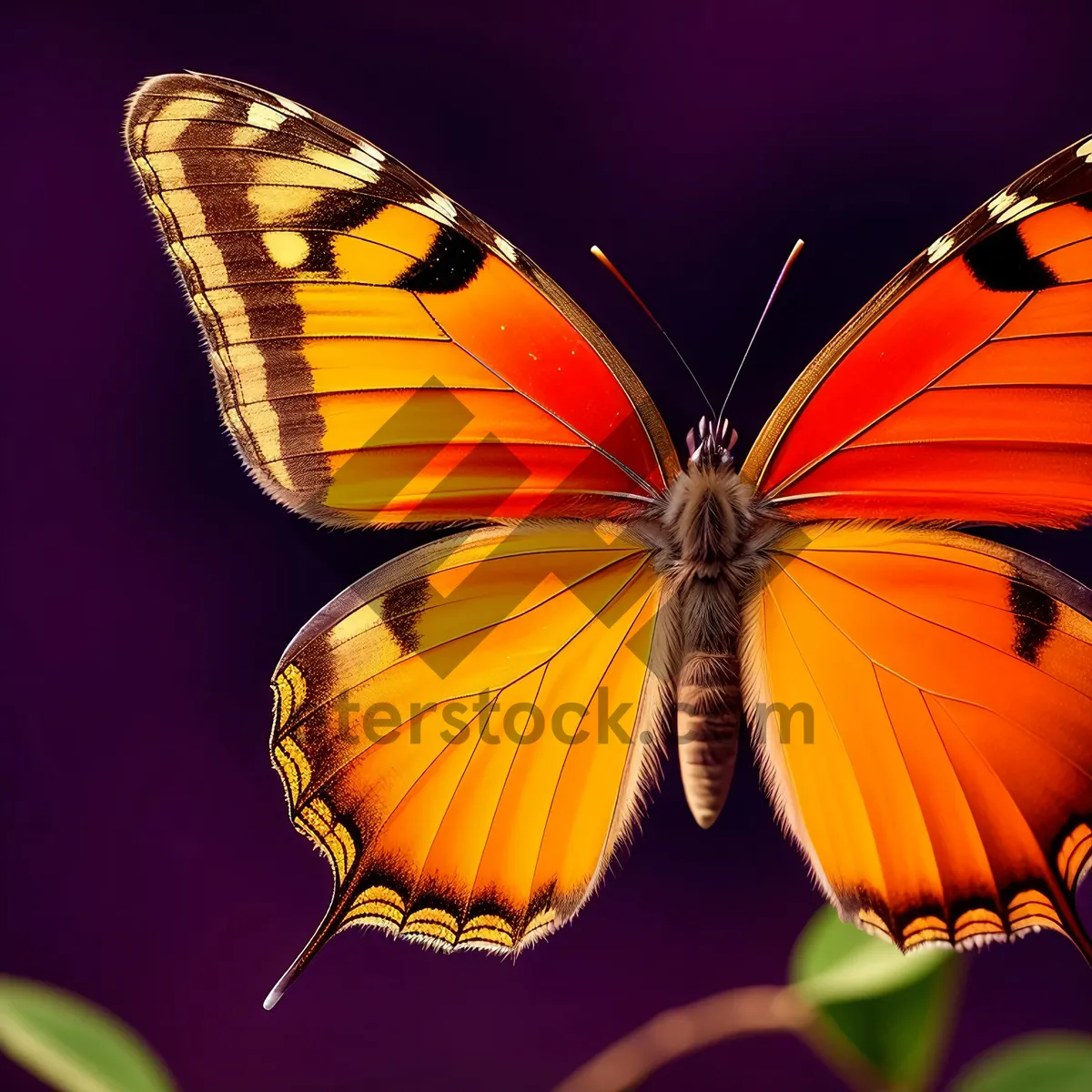 Picture of Colorful Monarch Butterfly on Summer Flower