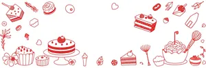 Love symbol design set with flowers element