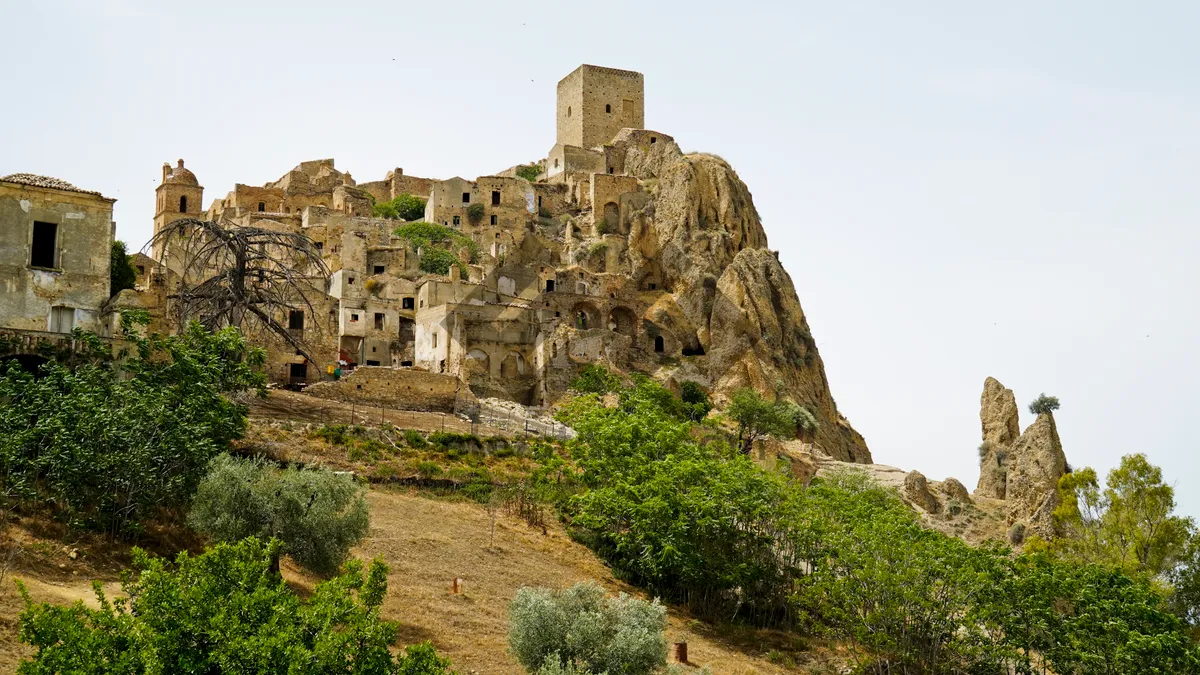 Picture of Medieval castle against sky - historic fortress landmark