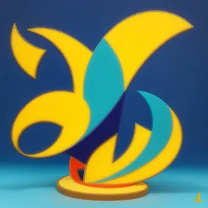 Yellow Graphic Icon Set - Artistic Design Symbols