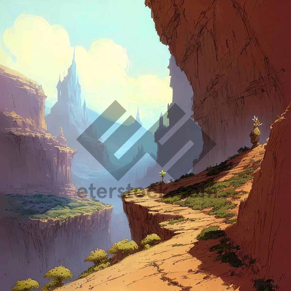 Picture of Grand Canyon Landscape: Majestic Geological Marvels