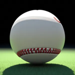 Round Baseball Ball - Sports Equipment Image