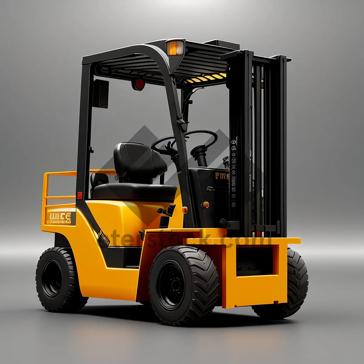 Picture of Heavy-duty Forklift Truck in Warehouse