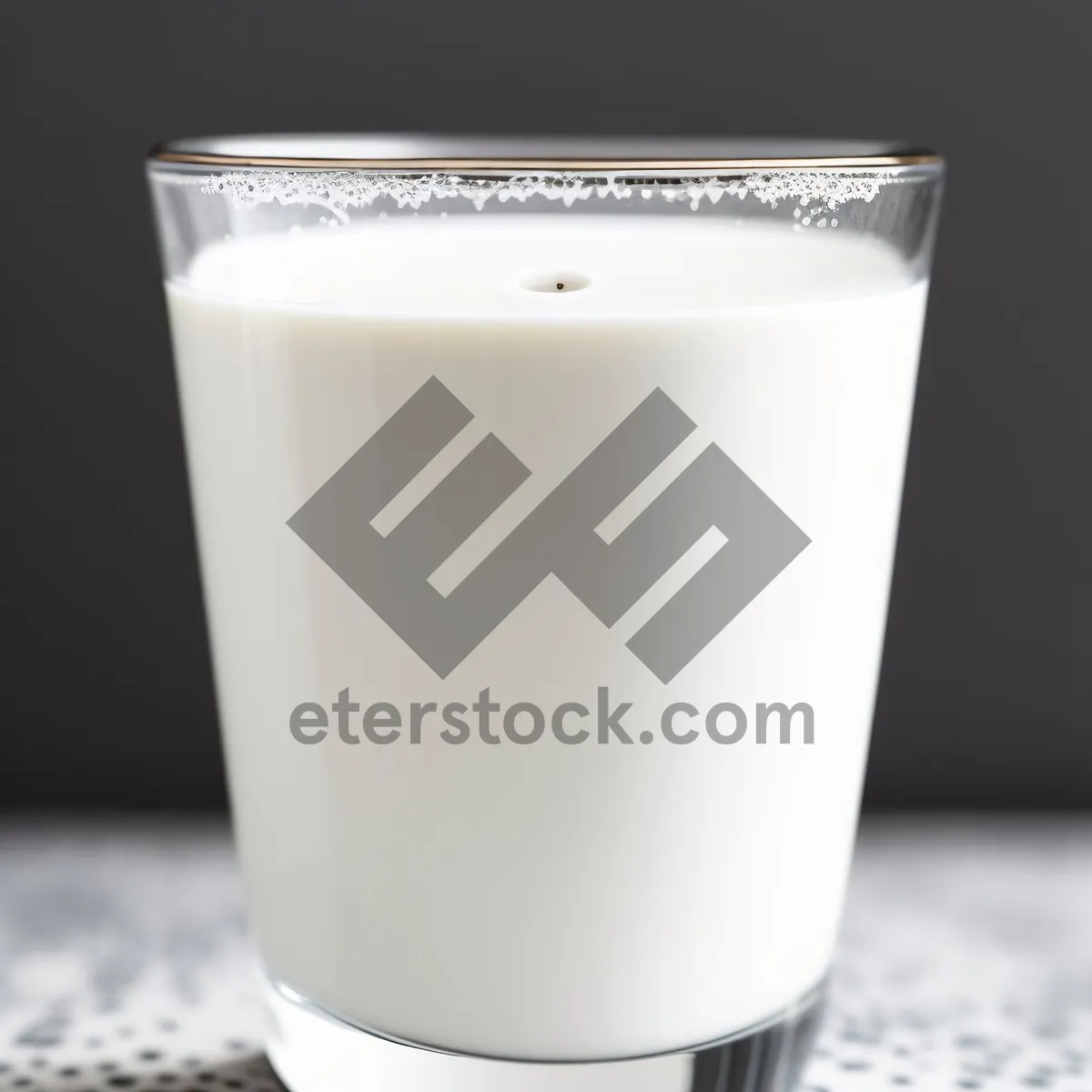 Picture of Refreshing Creamy Milk Beverage in a Glass