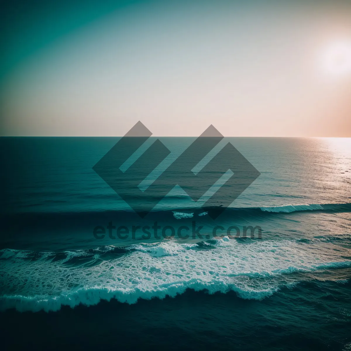 Picture of Serene Sunset over Tropical Beach