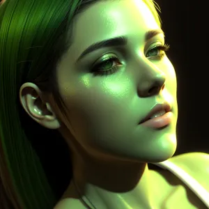 Seductively Stylish Doll with Mesmerizing Eyes