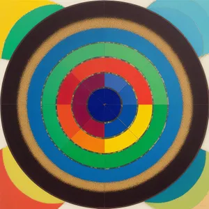 Colorful 3D Circle Balloon Symbol