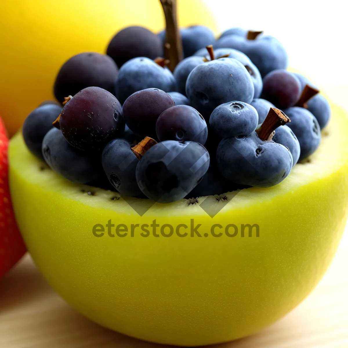 Picture of Delicious Blueberry Berry Bowl: Fresh, Sweet, and Healthy