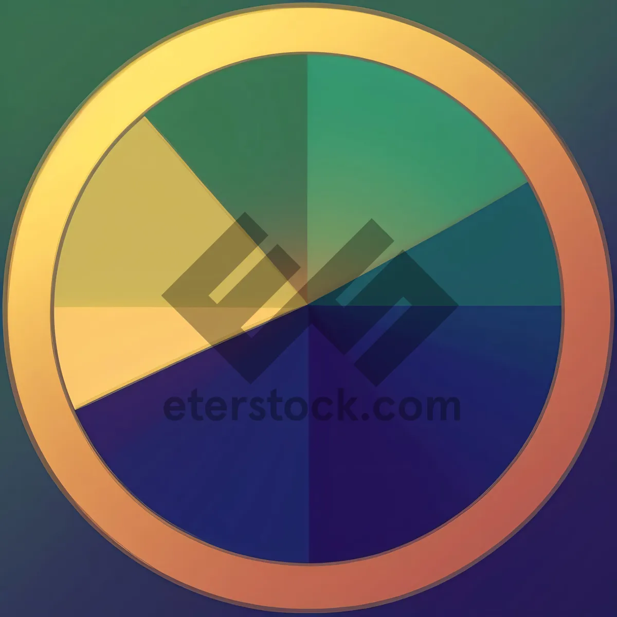 Picture of Abstract 3D Circle Graphic Design Icon