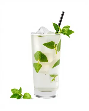 Refreshing vodka cocktail in a cool glass