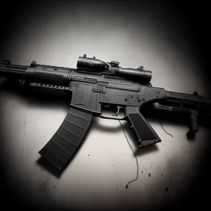 Deadly Arsenal: A Powerful Assault Rifle