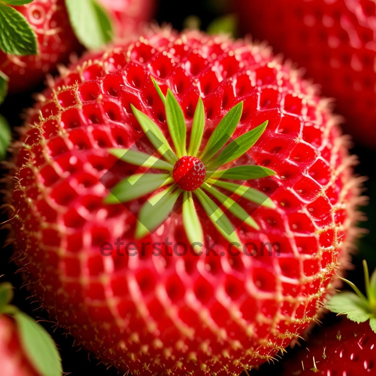 Picture of Fresh and Juicy Strawberry Delight: A Burst of Health