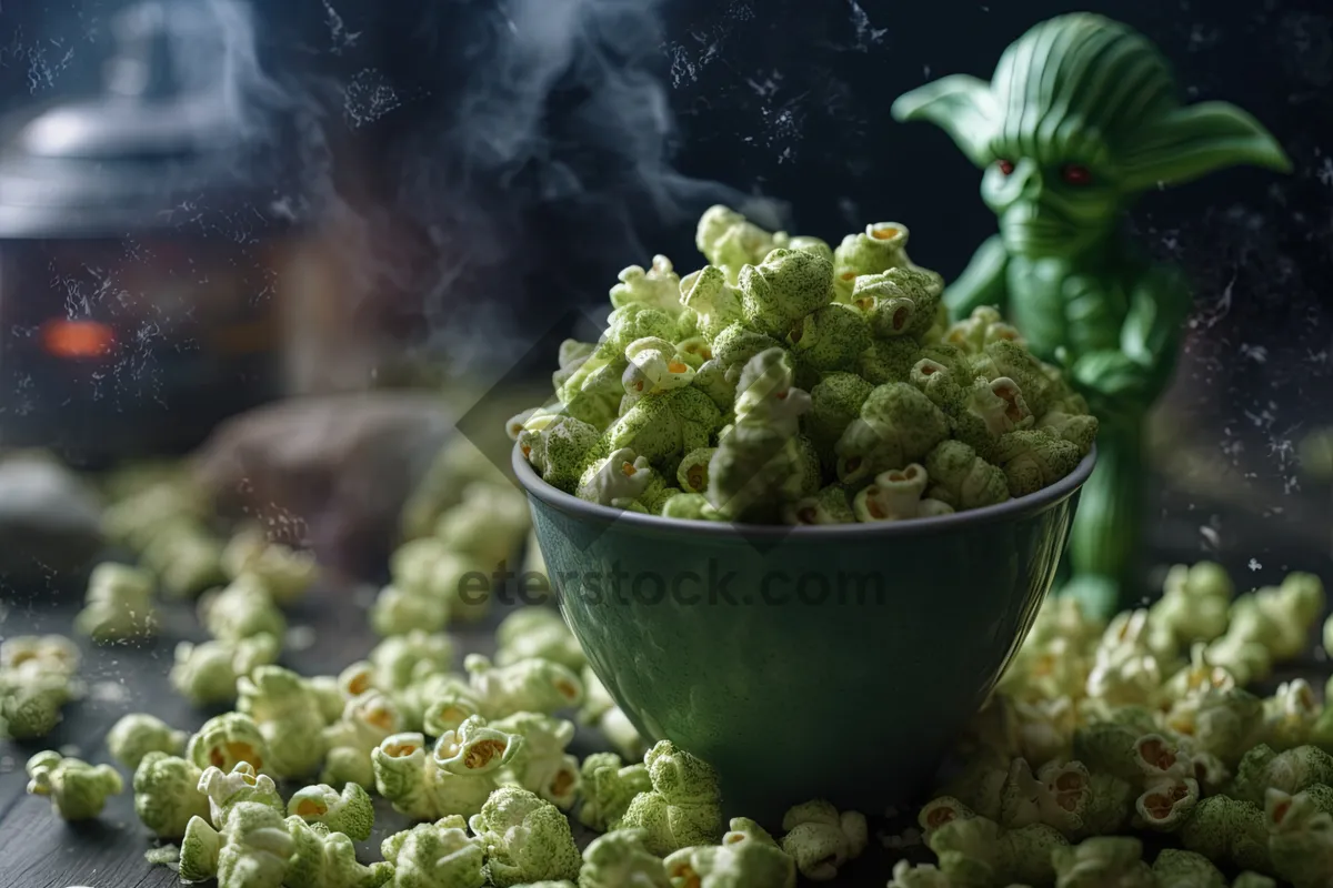 Picture of Fresh Vegetable Guacamole Salad Bowl