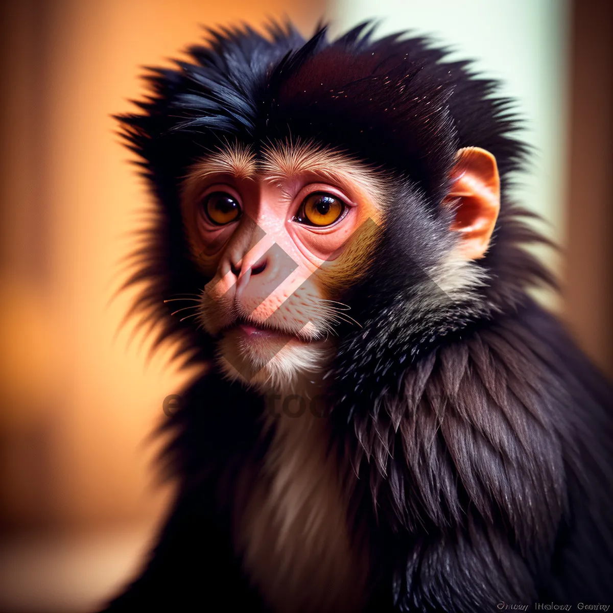Picture of Majestic Macaque: Wild Primate in Safari
