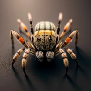 Wild Garden Spider: Hairy Arachnid Predator