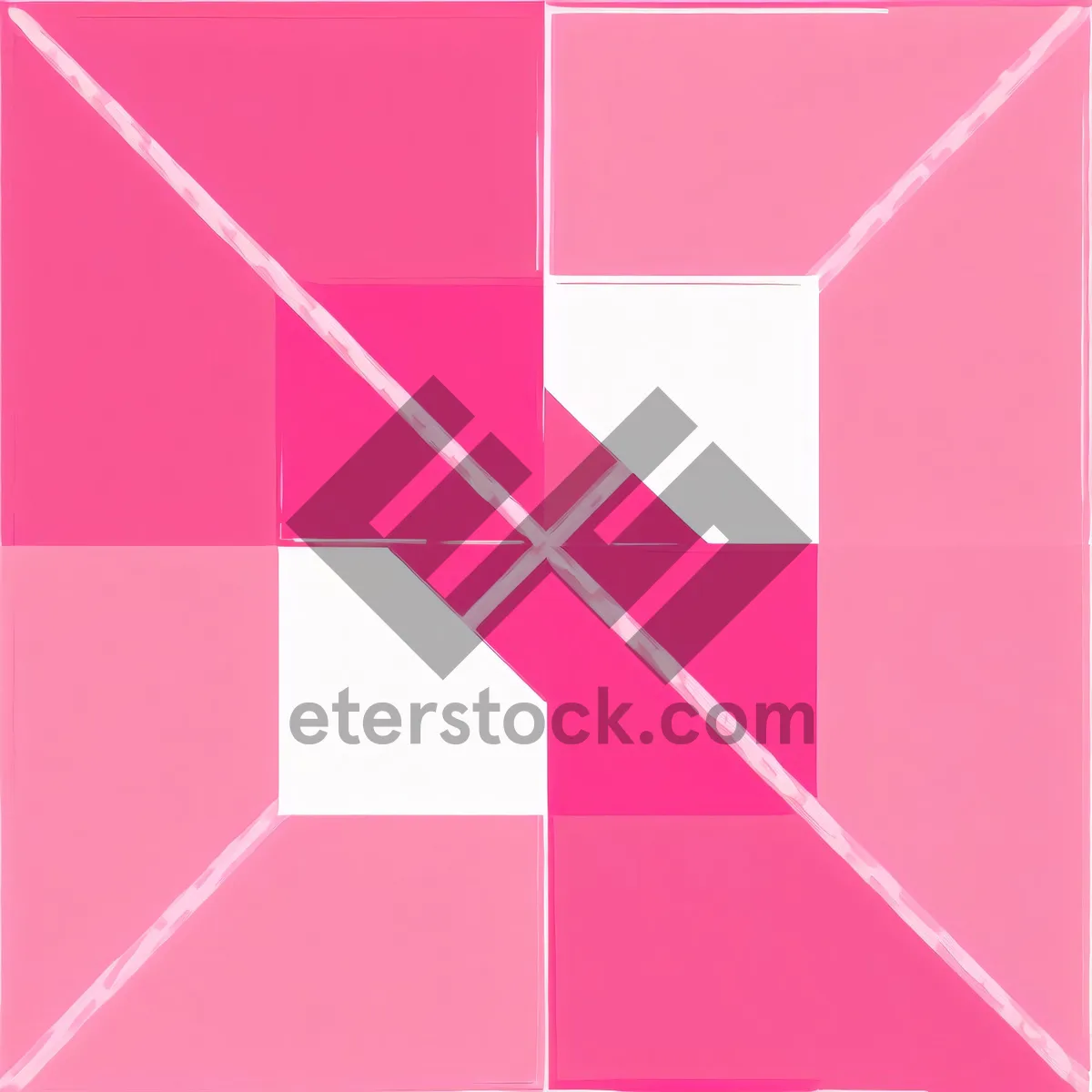 Picture of Geometric Mosaic Checkered Artwork Element