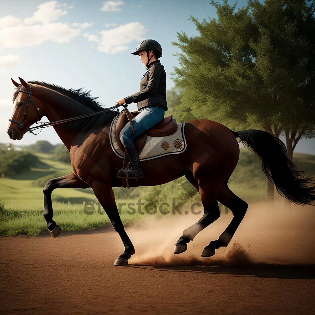 Picture of Equestrian Vaulting: Dynamic Horseback Gymnastics