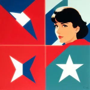 Patriotic National Flag Symbol - Proudly Displayed Sign