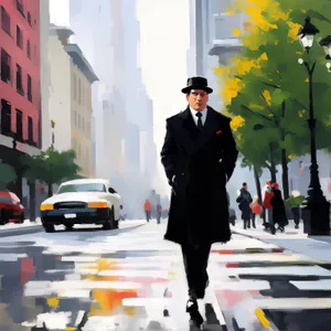 Successful business team meeting in modern office.