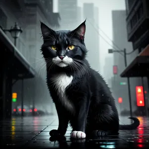 Charming Tabby Kitty with Playful Eyes