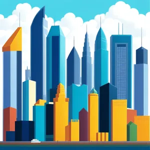 City success arrow graph symbol