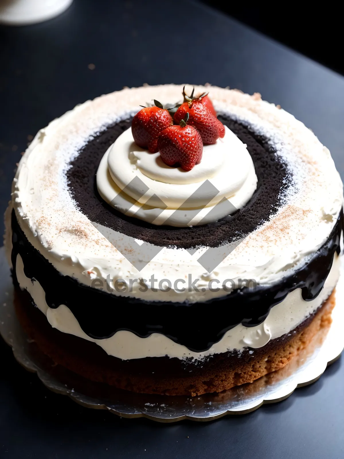 Picture of Fresh Berry Chocolate Trifle: Delightful Dessert Delicacy