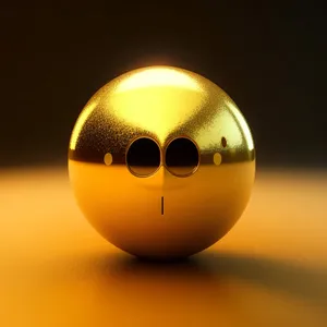 Shiny 3D Ball for Table Competition