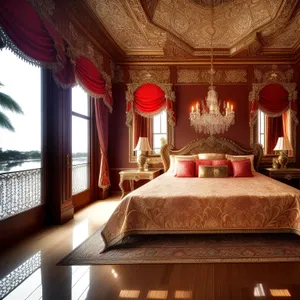 Luxurious Resort Bedroom with Four-Poster Bed