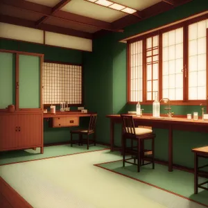 Modern Home Interior with Stylish Furniture and Natural Wood Accents