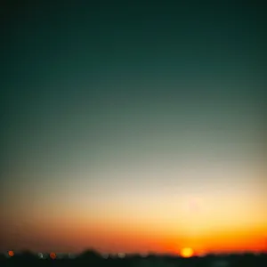 Vibrant Sunset Over Summer Meadow