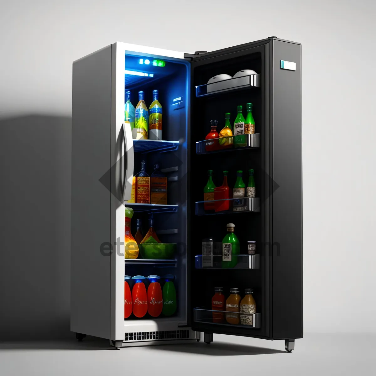 Picture of Modern Vending Machine with Cooling System and Screen