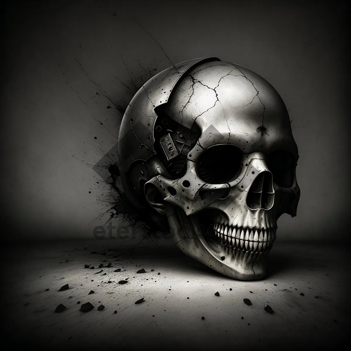 Picture of Horror-themed Skull Mask Ball Attire