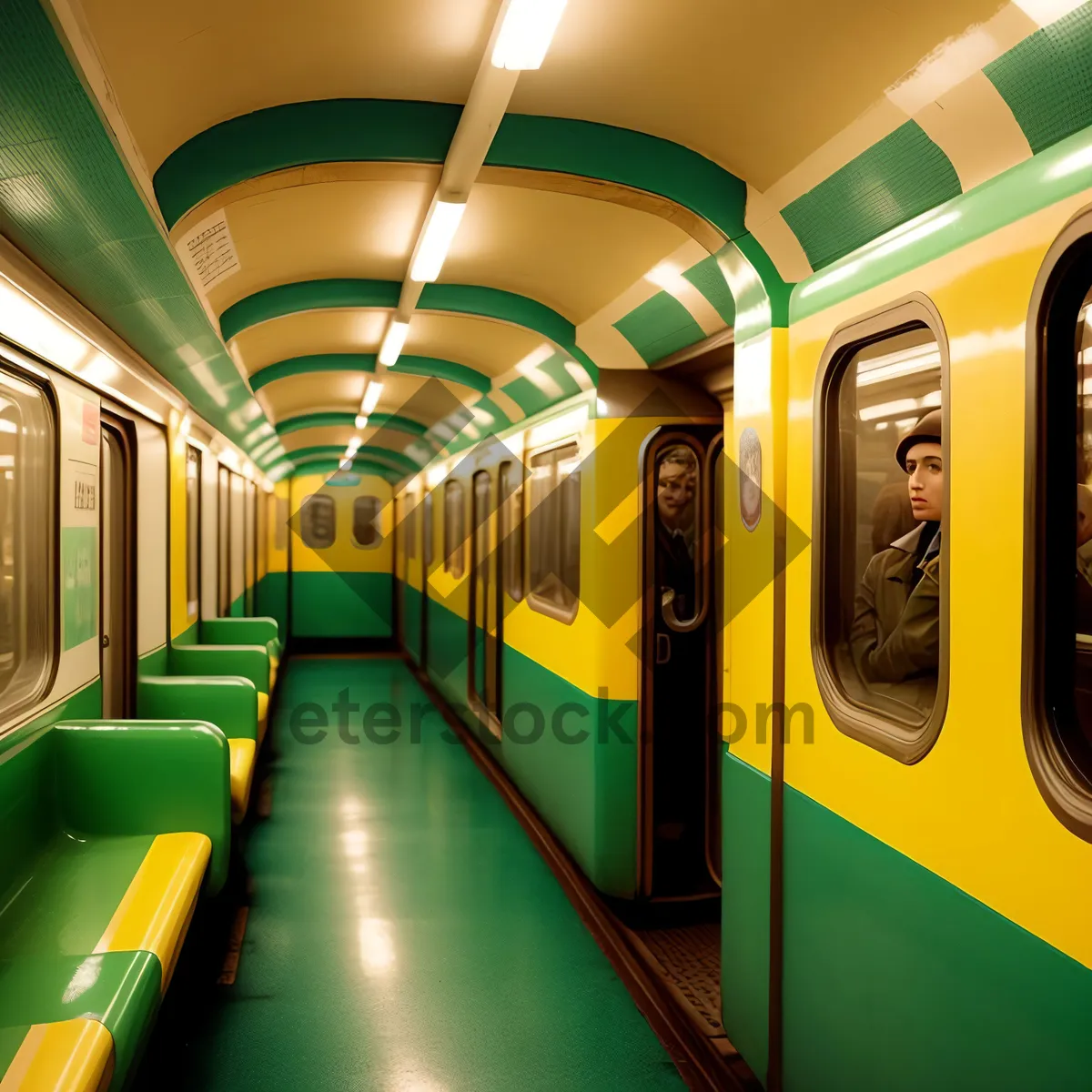 Picture of Modern Urban Subway Station Interior