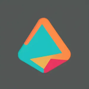 Modern Graphic Triangle Design Symbol