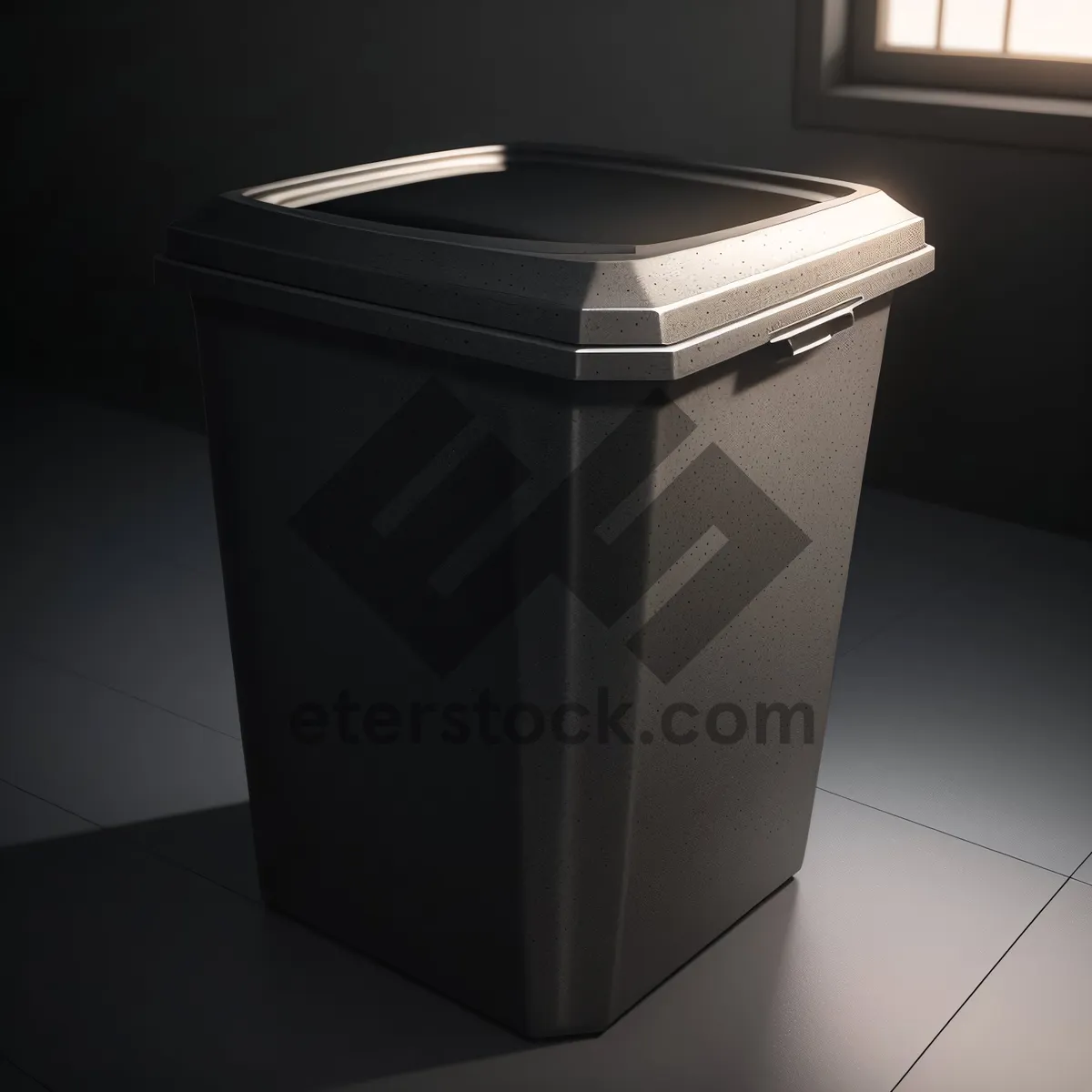 Picture of Plastic Recycle Bin: Convenient Container for Garbage