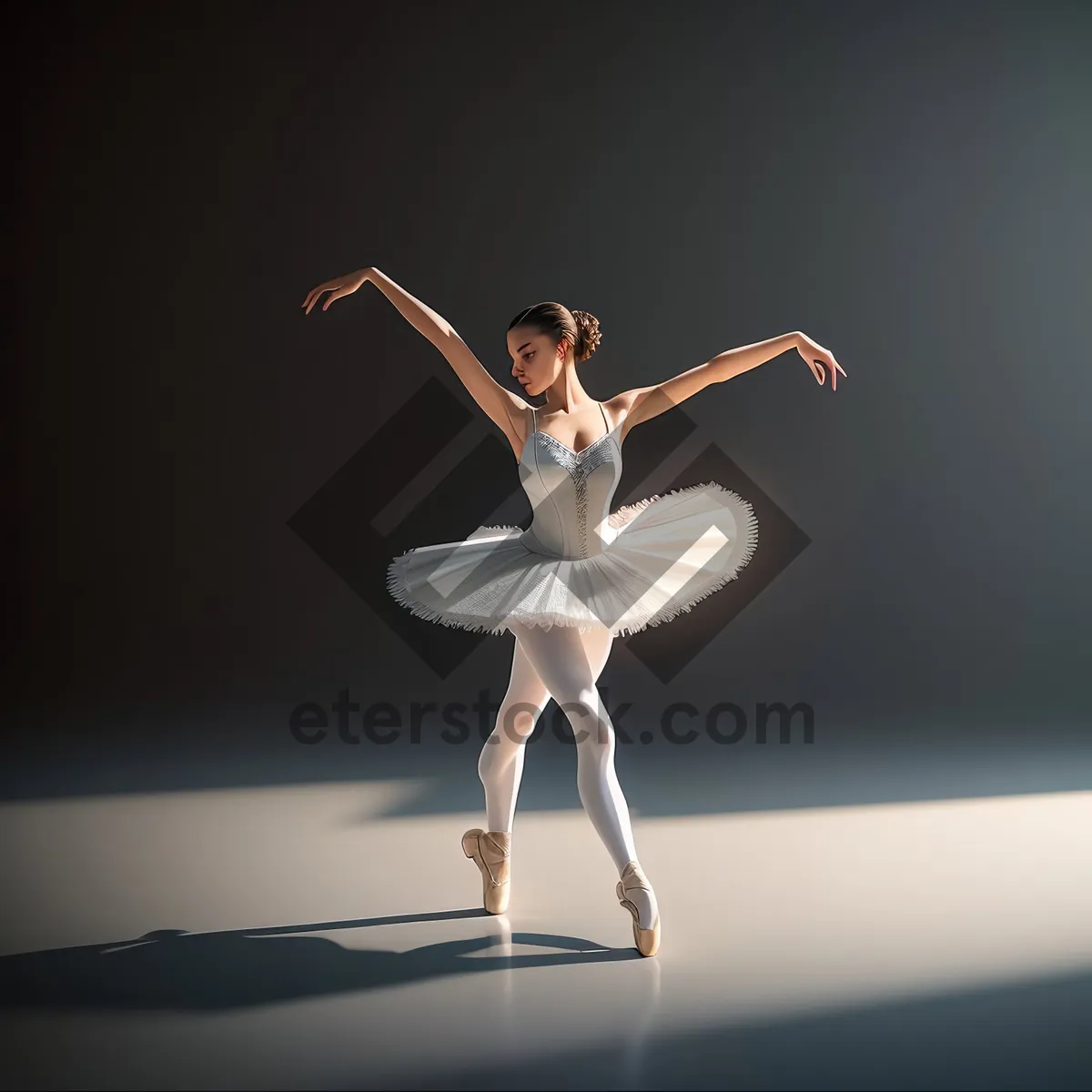 Picture of Dynamic Ballet Performance: Graceful Dance in Motion