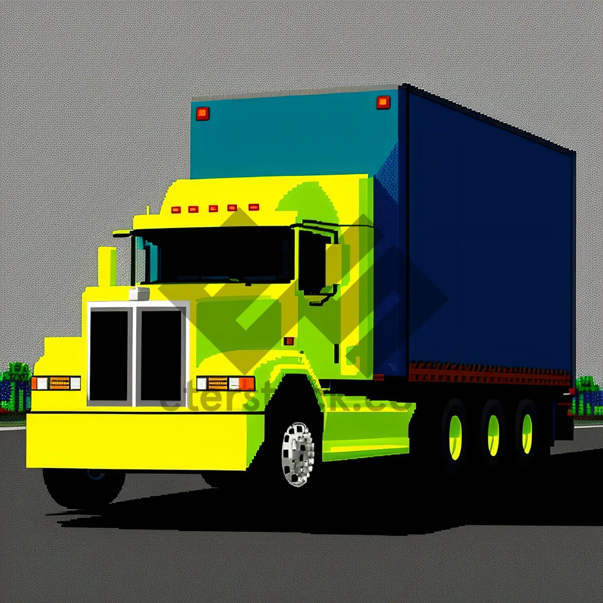 Picture of Highway Hauler: Fast and Efficient Trailer Truck Transportation