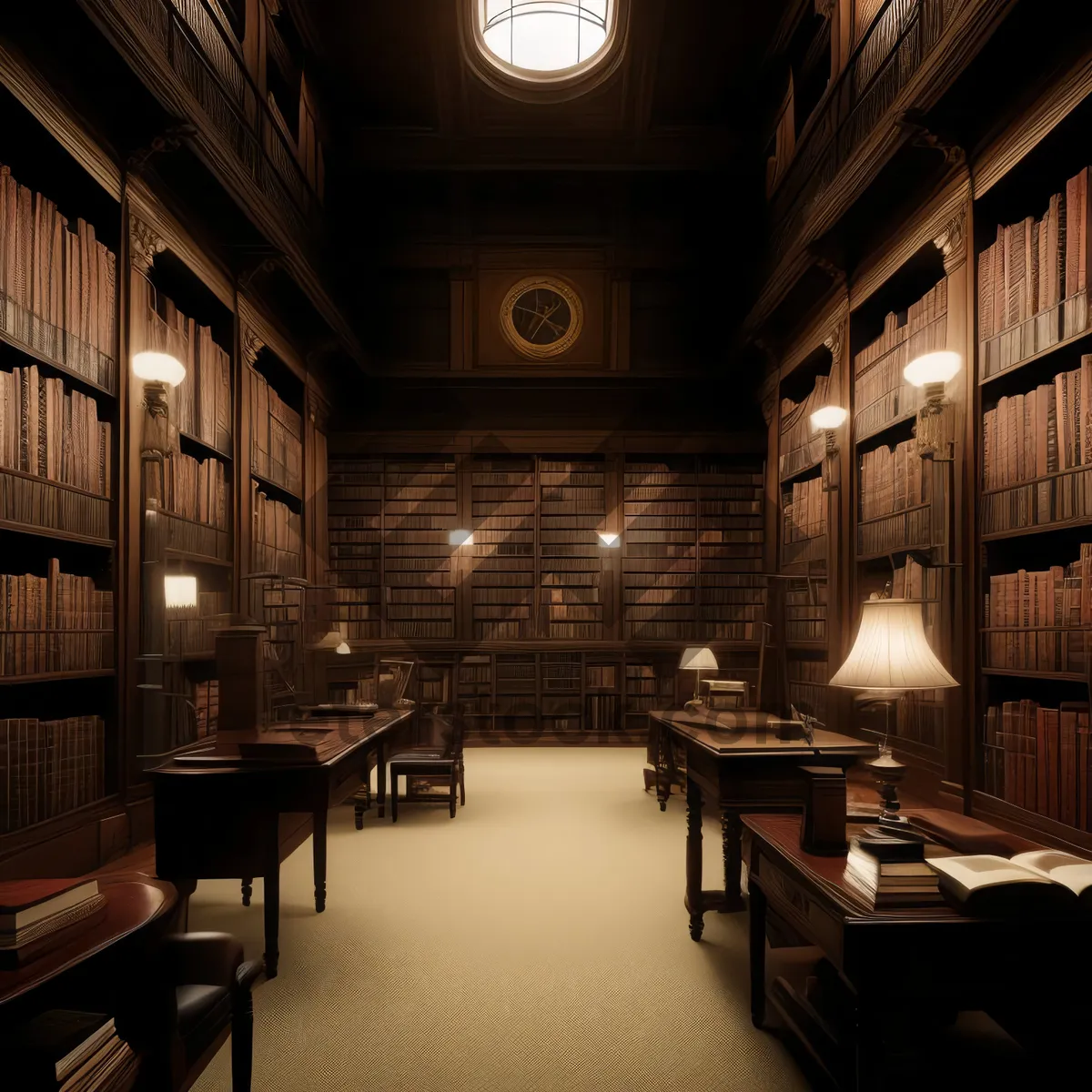 Picture of Modern interior design for luxury restaurant room