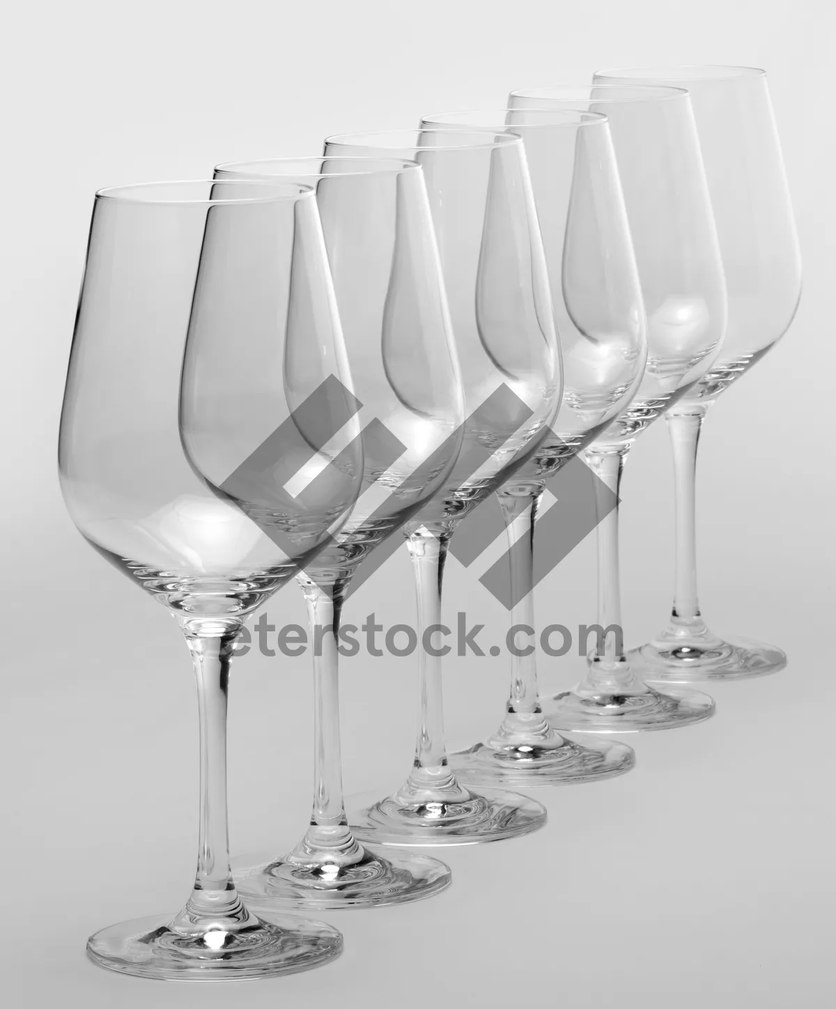 Picture of Luxury Wine Celebration at Restaurant Table with Glassware