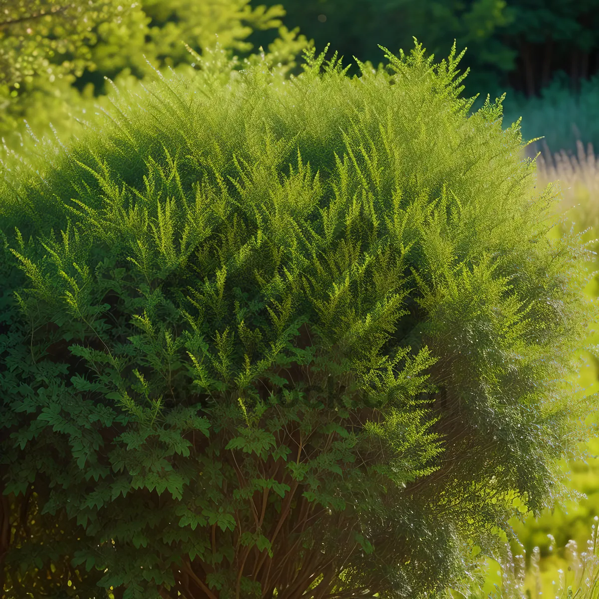 Picture of Aquatic Pine Forest: Vibrant Naiad amidst Lush Aquatic Plants